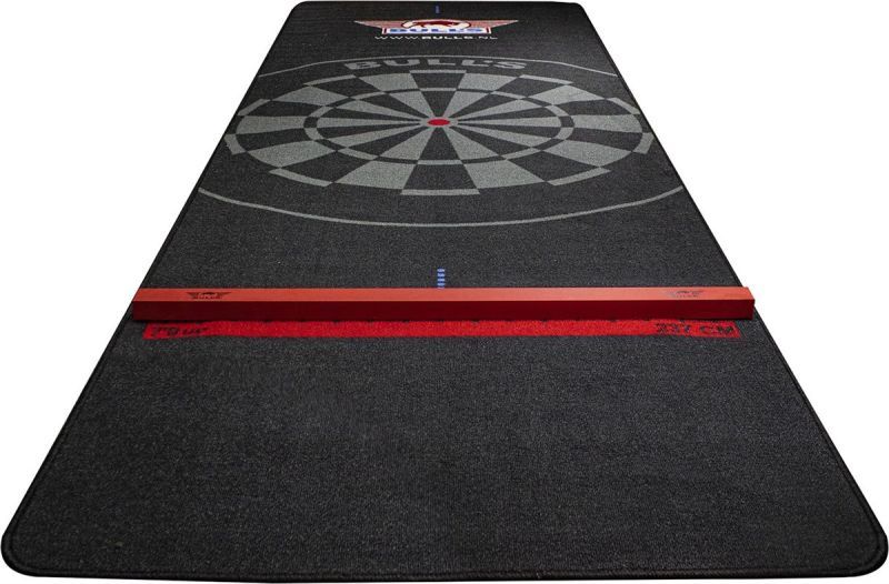 Bull's Carpet Dartteppich 300 x 90 cm mit Holz-Oche Dart Schutzmatte