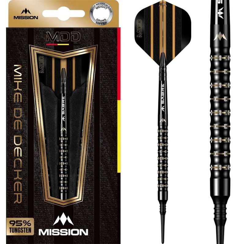 Mission Mike De Decker Black 95 % Softdarts 20 Gramm Softdarts