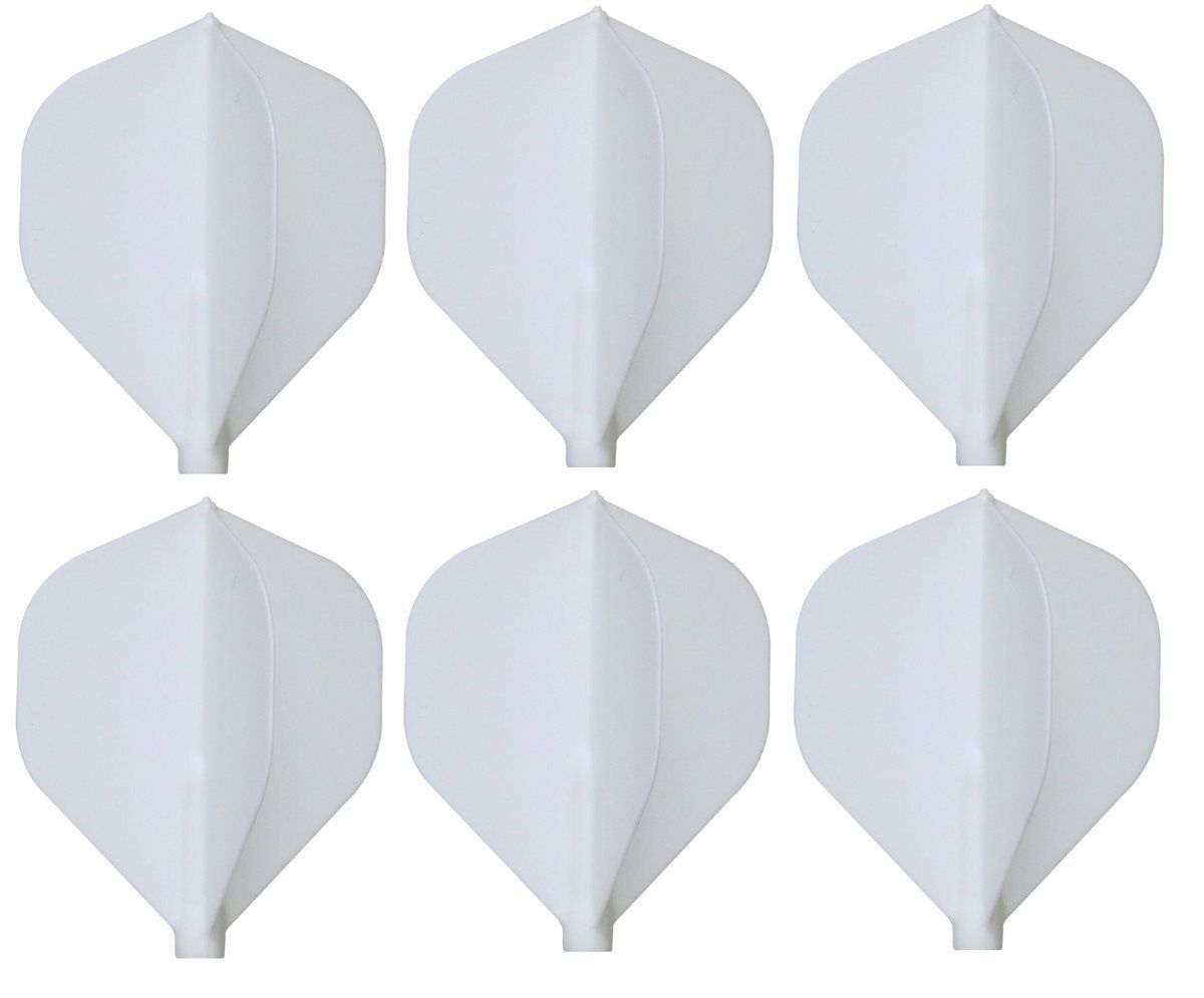 2 Set Cosmo Darts Fit Flights Weiß Standard Flights