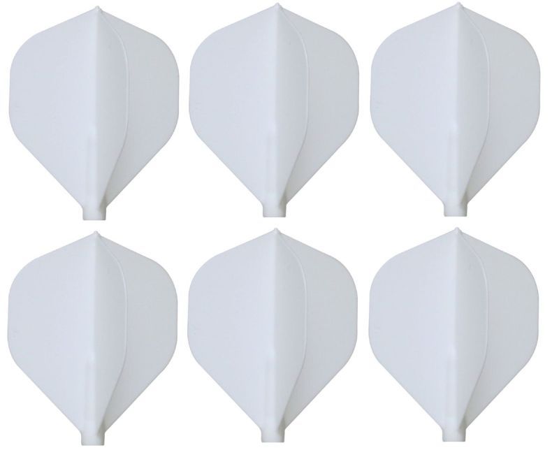2 Set Cosmo Darts Fit Flights Weiß Standard Flights