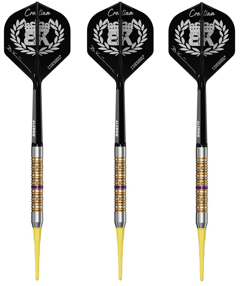 Cuesoul Boris Krcmar G1 95% Le mie freccette elettroniche Soft Tip + Conversion Points No.5 15,5/19/21/23 Grammi Softdarts