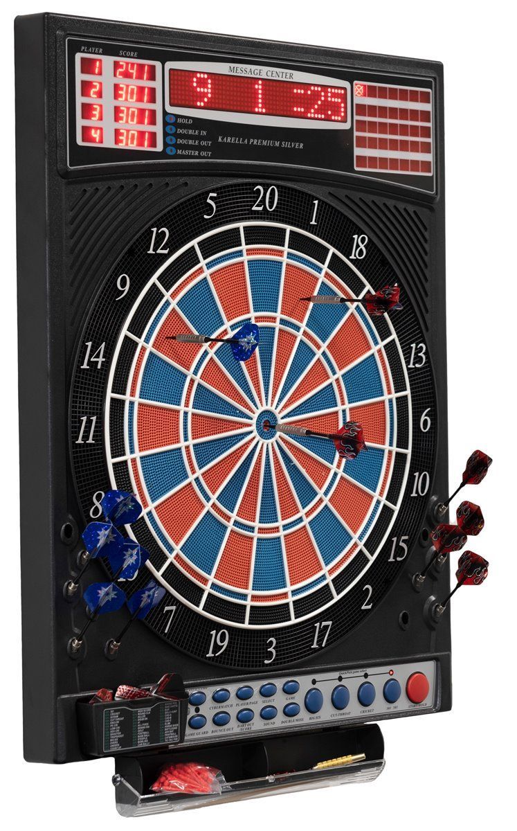 Dartautomat Karella Premium Silver E-Dartscheibe