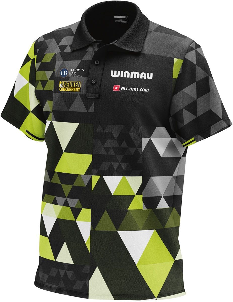 Winmau Dart Shirt Michael van Gerwen Fan Edition Polo 2025 Shirts