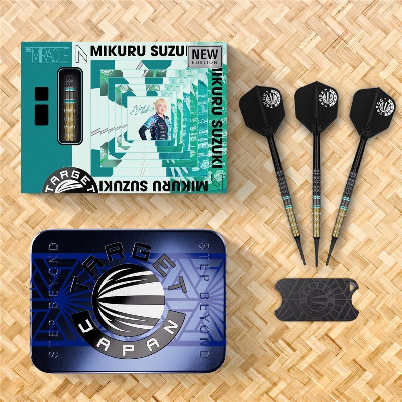 Target The Miracle Mikuru Suzuki Gen 7.5 95% 2BA Softdarts 19 Gram Softdarts