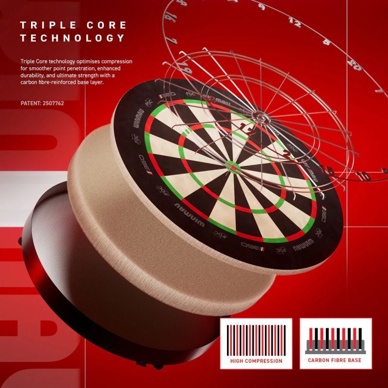 WINMAU Dartboard Blade 6 360 Bristle Board