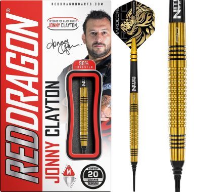 Reddragon Jonny Clayton Gold 90% Tungsten Softdarts 20 Gram Softdarts