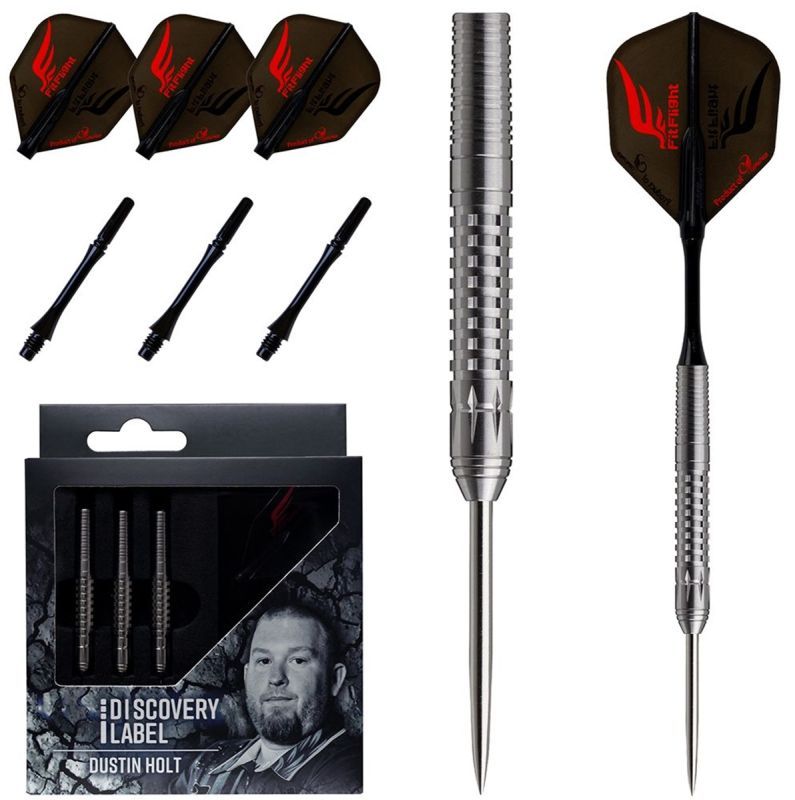 Cosmo Darts Discovery Label Dustin Holt Freccette Steel Tip 22 Grammi Steeldarts