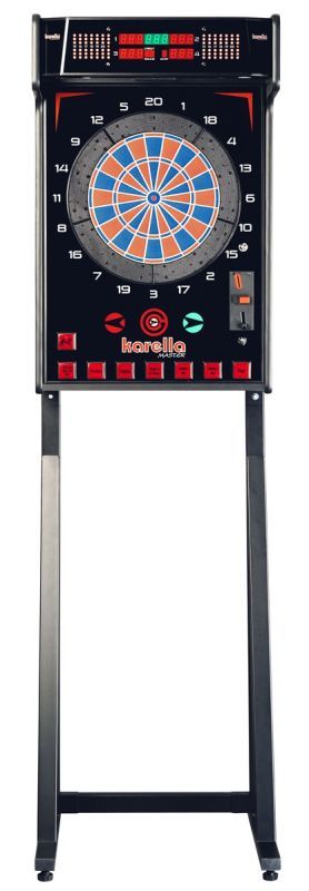 Machine à fléchettes électronique Karella E-MASTER – Modèle sur pied et mural E-Dartscheibe