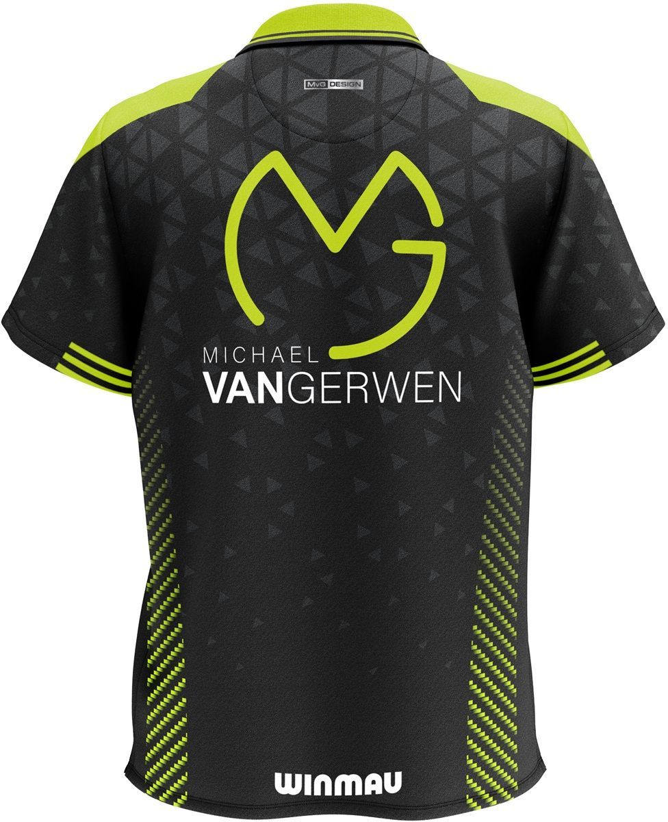 Winmau Dart Shirt Michael van Gerwen Stage Polo 2025 Shirts