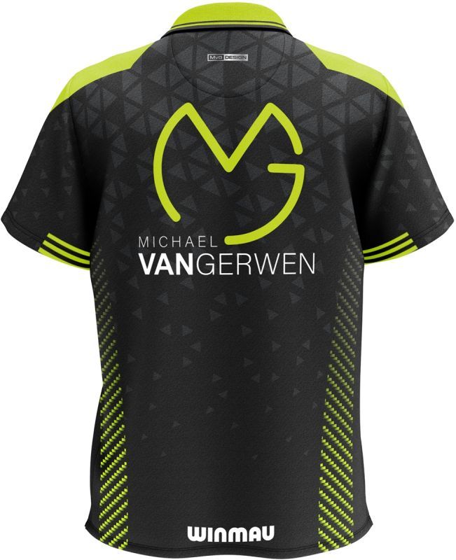 Winmau Dart Shirt Michael van Gerwen Stage Polo 2025 Shirts