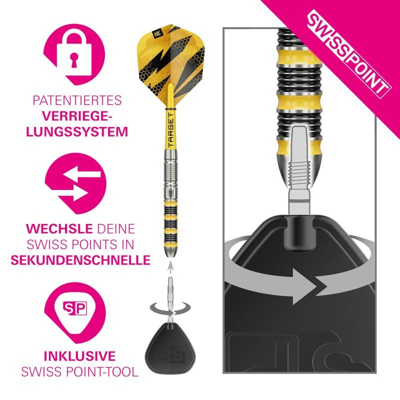Target Buzz SP 01 90% Steeldarts 22/23/28 Gram Steeldarts