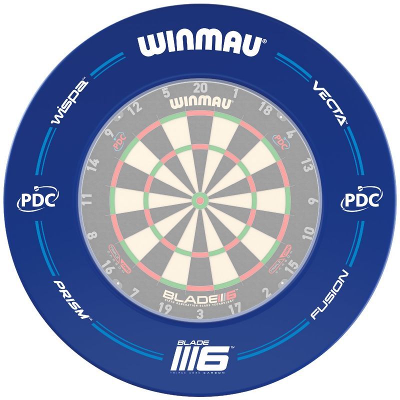 1 tlg. Winmau PDC Dart Catchring Dart Surround Blau Auffangring