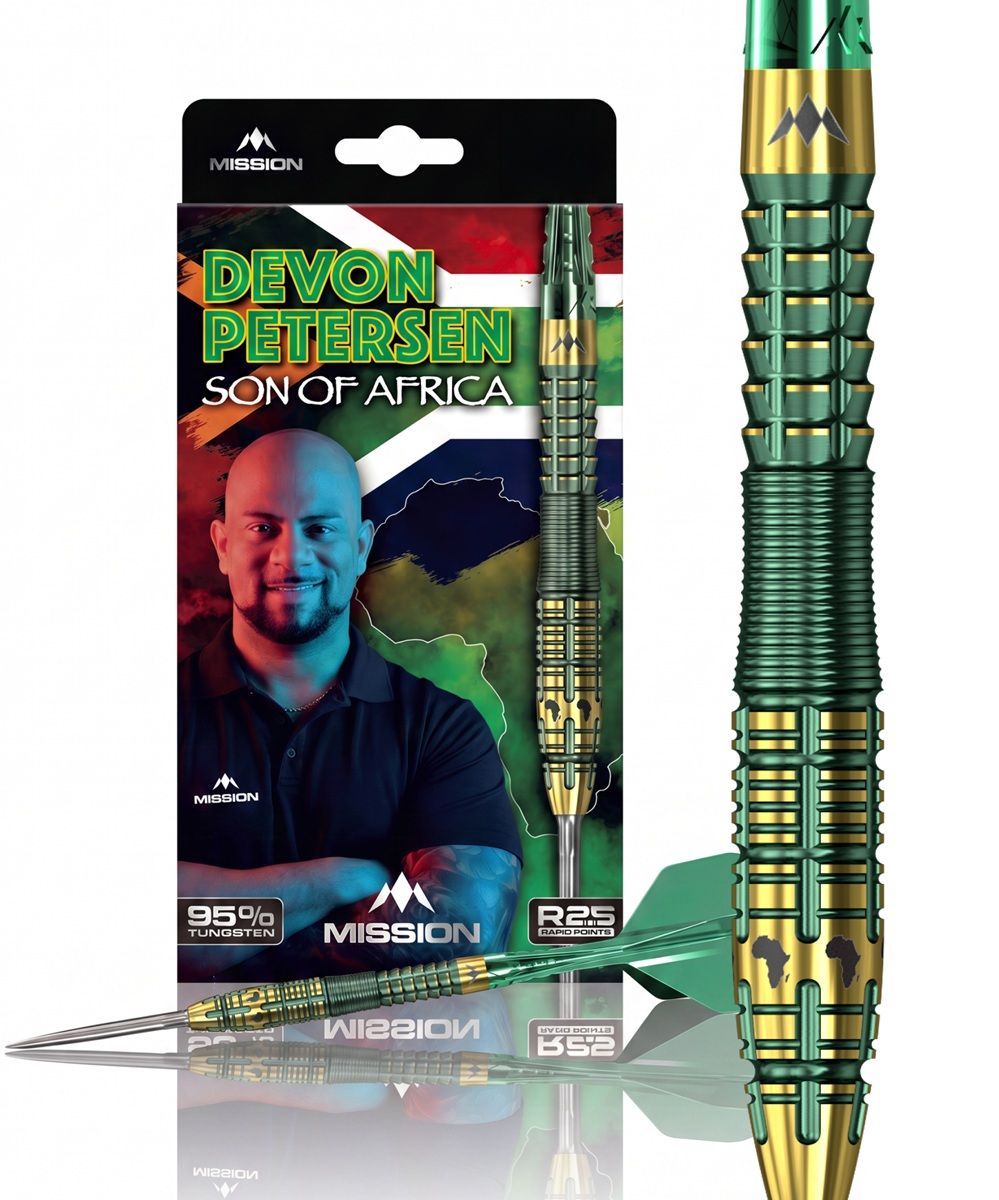 Mission Devon Petersen RP 95% Steeldarts 22/24 Gram Steeldarts