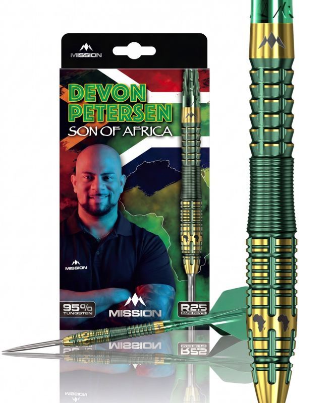 Mission Devon Petersen RP 95% Steeldarts 22/24 Gram Steeldarts