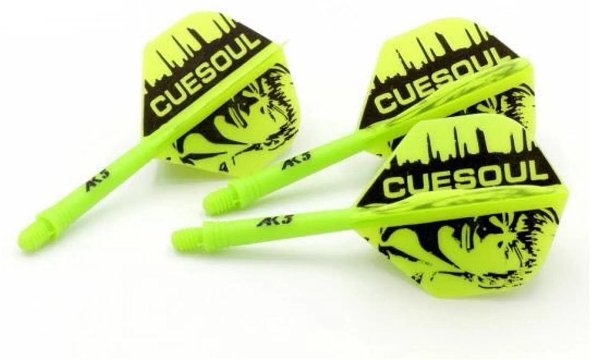 Cuesoul Dart Flight/Shaft AK5 Green Boy Standard No2 Flights