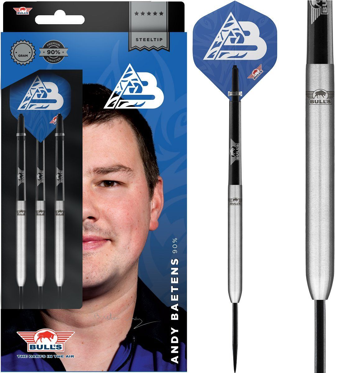 Bull's Andy Baetens 90% Steeldarts 22/23/24 Gramm Steeldarts