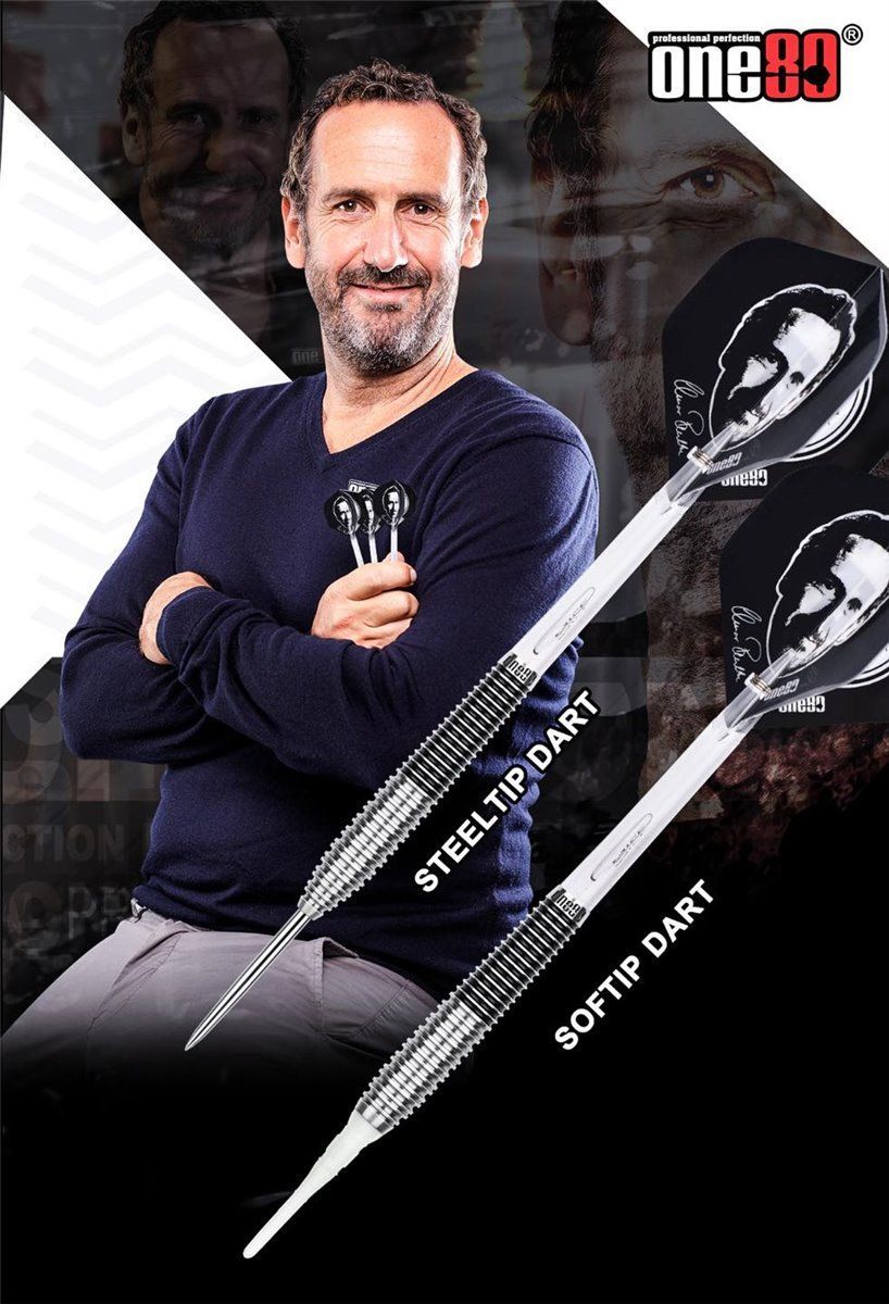 ONE80 Elmar Paulke Signature Dart Steel Darts 23g Steeldarts