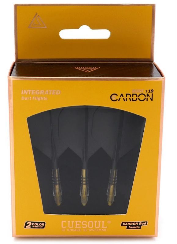 Cuesoul aletta per freccette/Asta ROST T19 Carbon Asta Pink/Pink Standard Flights