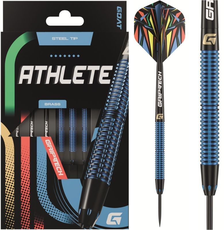 GOAT Athlete Blue Brass Steeldarts 12 Gramm Steeldarts