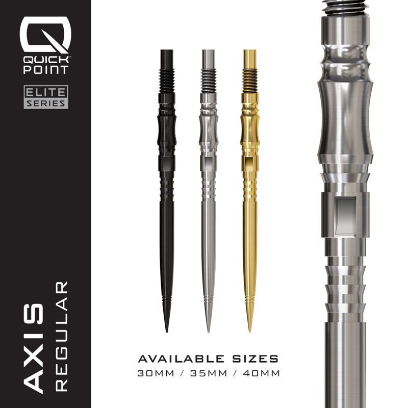 Harrows Quick Points Axis 30/35/40 mm Silver/Black/Gold Wechselspitzen