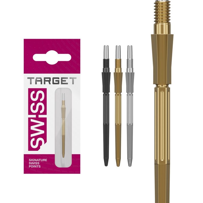 Target Swiss Point Elysian Archetype 43 30/35/42 mm Oro/Nero/Argento Wechselspitzen