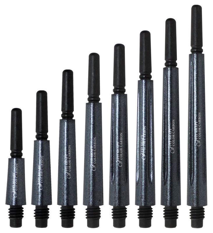 Cosmo Darts Carbon Fit Shafts Locked Pearl Black Shafts