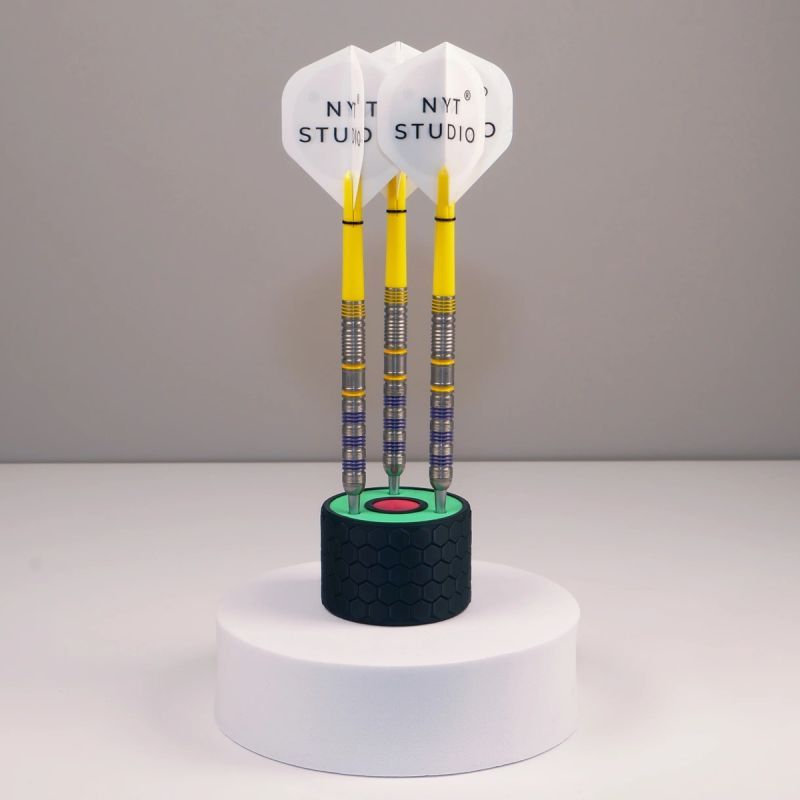 NYT Studio Darthalter Bullseye für 1 Steeldart Set Aufbewahrung