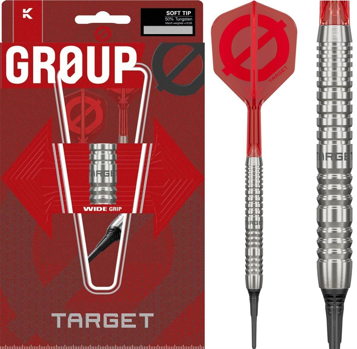 Target Group 12 50% Softdarts 18/20 Gram Softdarts
