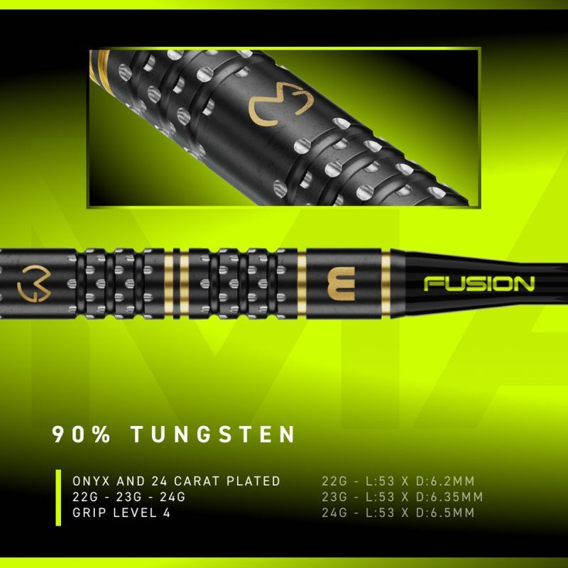 Winmau Michael van Gerwen W-Max Switch Point 90% Steeldarts 22/23/24 Gramm Steeldarts
