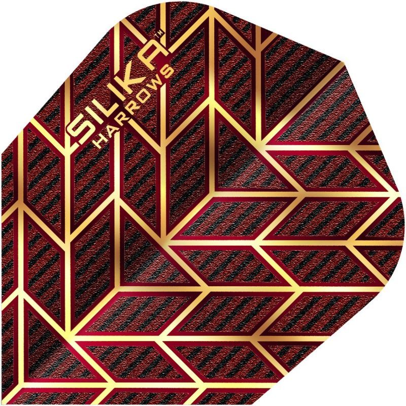 Harrows Silika Monarch Red Dart Flights No6 Flights