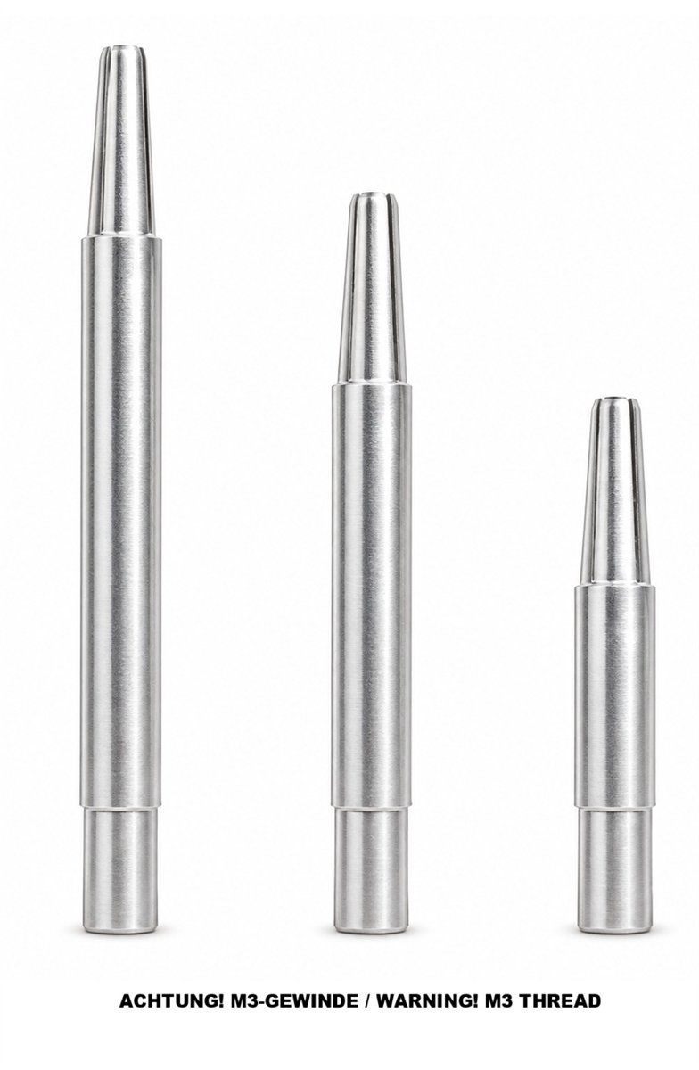 M3 Aluminium Dart Shafts – 3er-Set Shafts