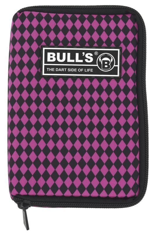 1 Stück BULL'S TP Dartcase schwarz/pink Dart Tasche