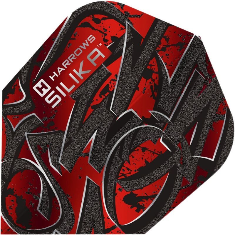 Harrows Silika VANDL Red Dart Flights No6 Flights