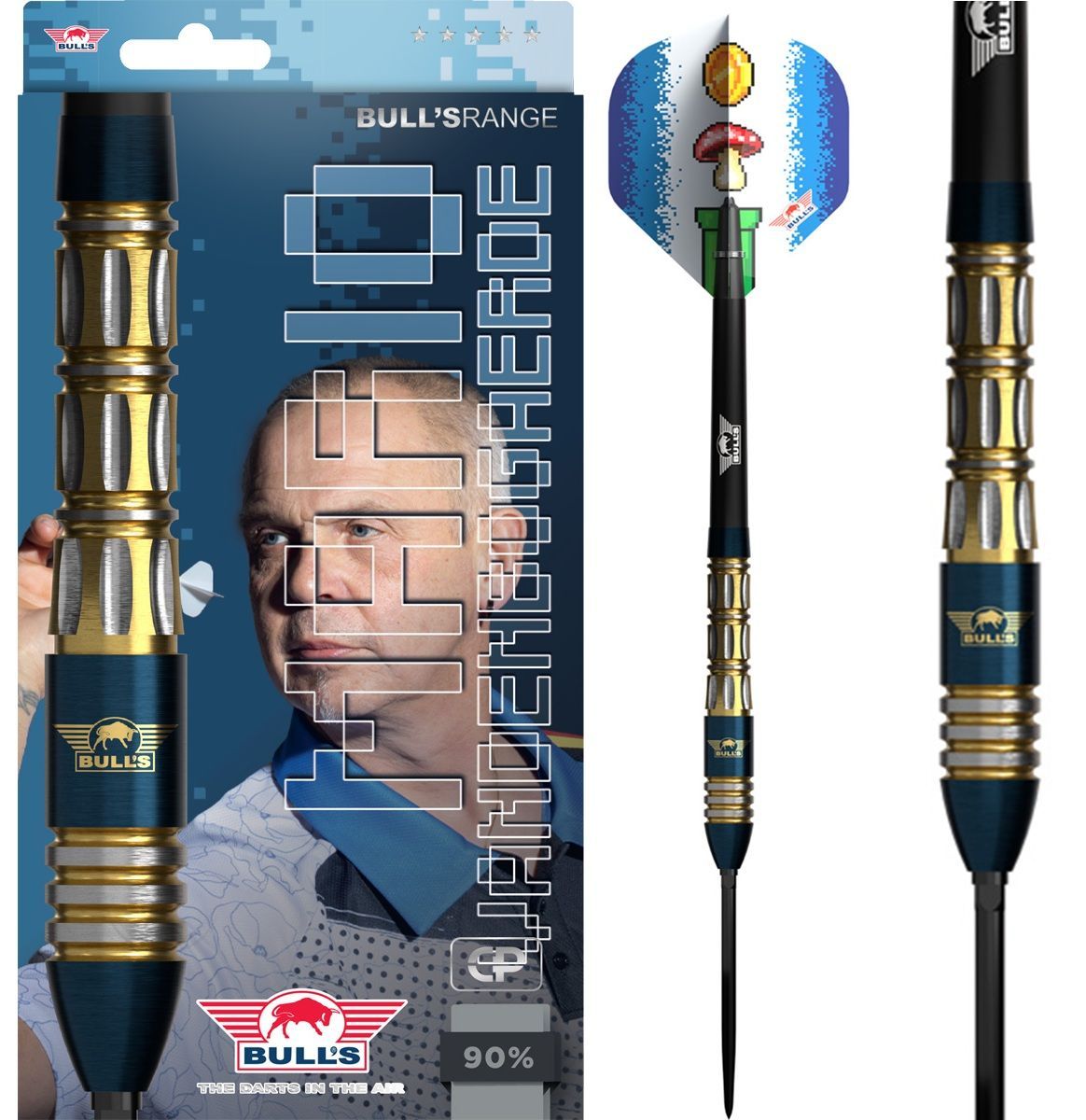 Bull´s Mario Vandenbogaerde E3 CP 90% Steeldarts 22/24 Gramm Steeldarts