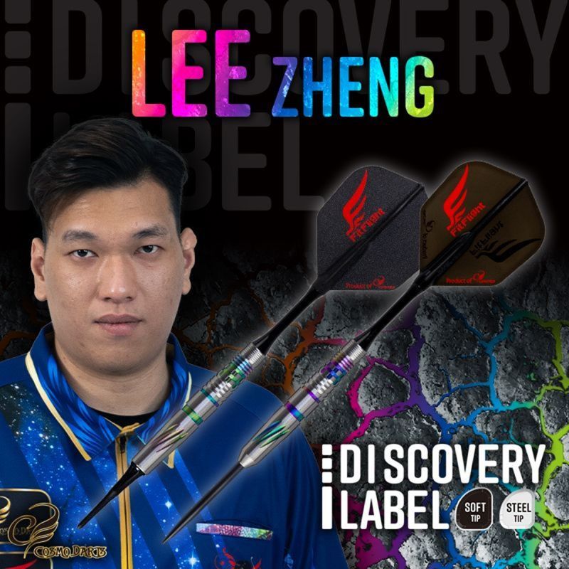 Cosmo Darts Discovery Label Lee Zheng Steeldarts 22 Gram Steeldarts