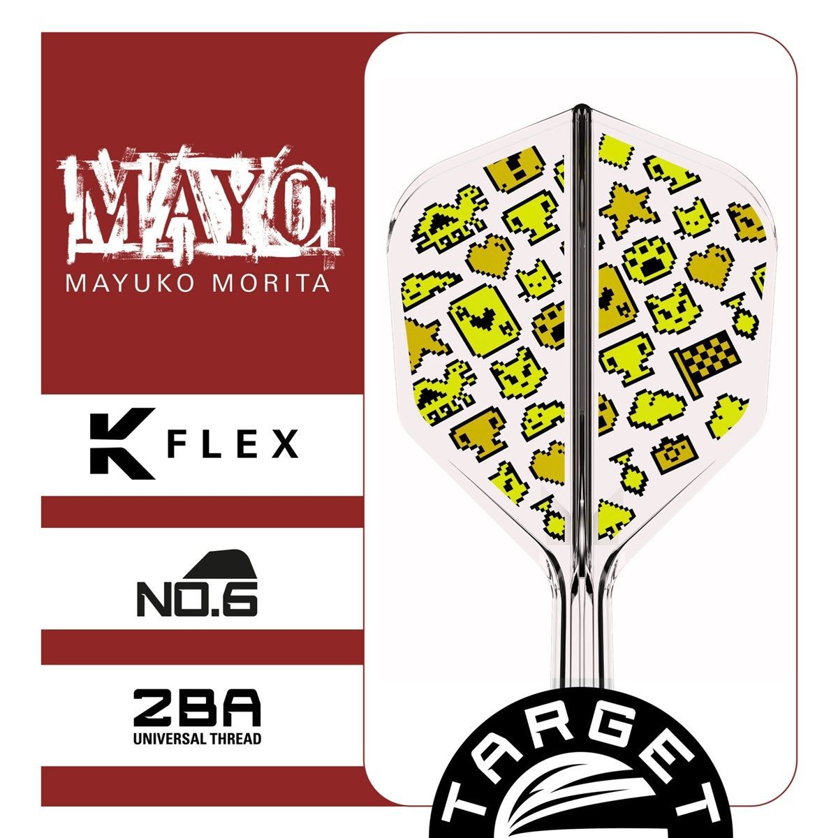 Target Japan Mayo K-Flex Shaft/Flight System Shape No6 Shafts