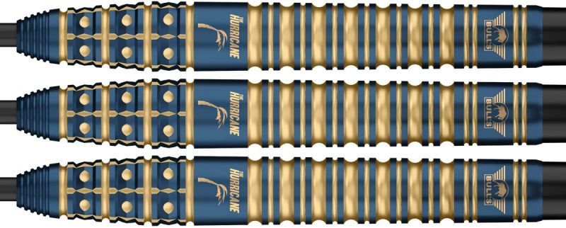 Bull´s Kim Huybrechts Blue 95% Fléchettes à pointe acier 22/24 Grammes Steeldarts