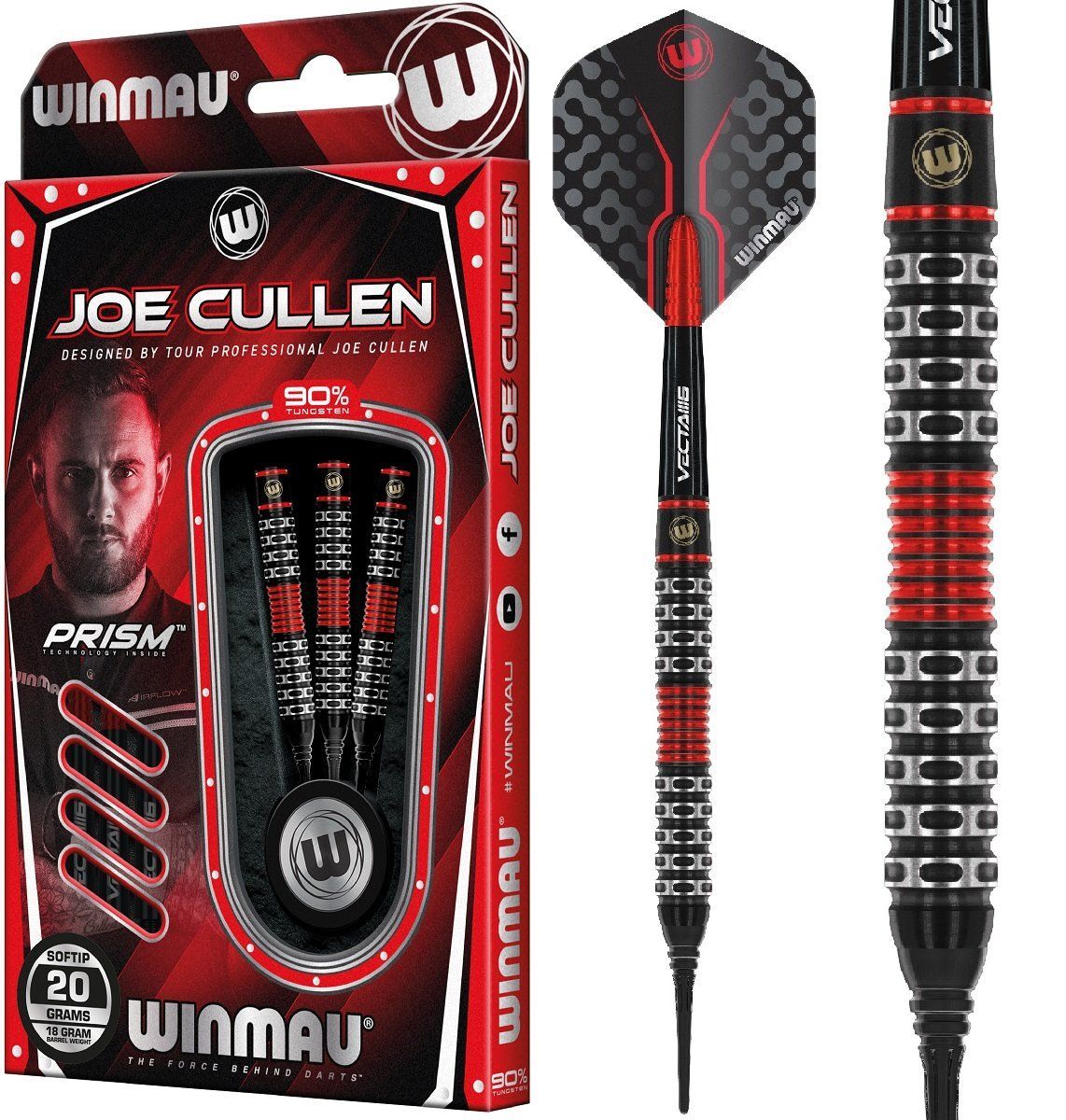 Winmau Joe Cullen Special Edition Softdarts 20 Gramm Softdarts
