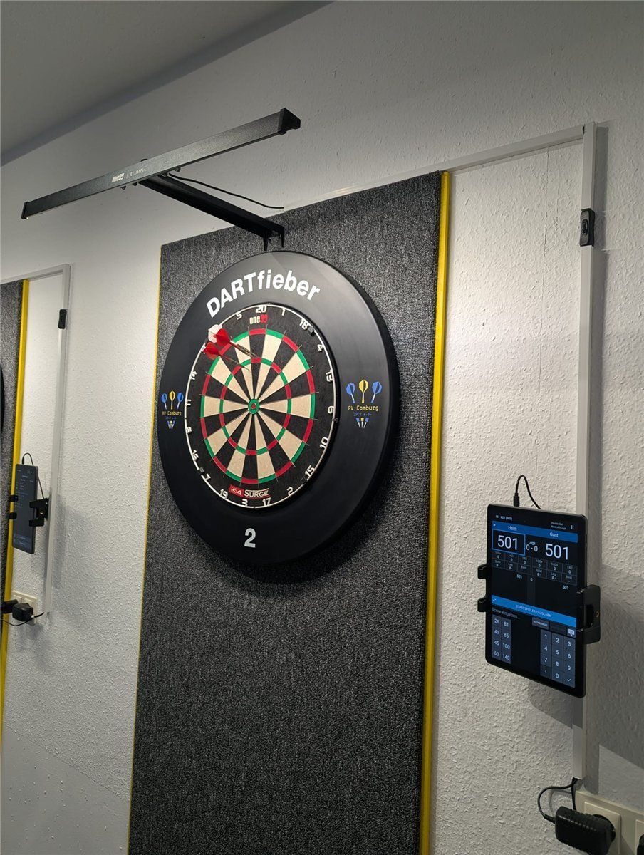 ONE80 Gladiator 4 Surge Dartboard Bristle Board