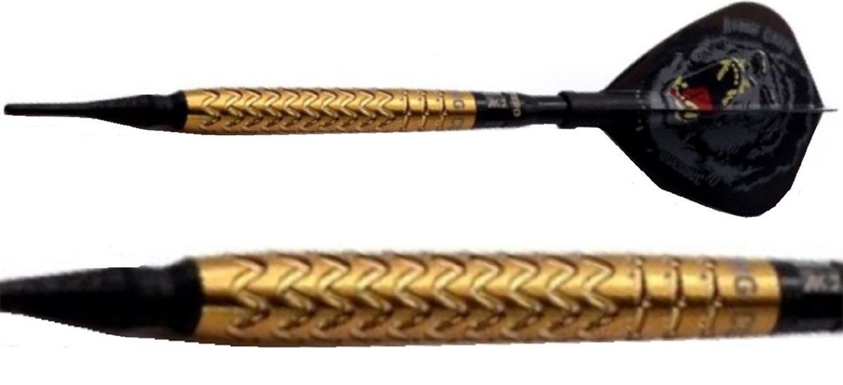 Cuesoul KONG Robbie Green Gold + TERO Flights Softdarts 20 Gram Softdarts