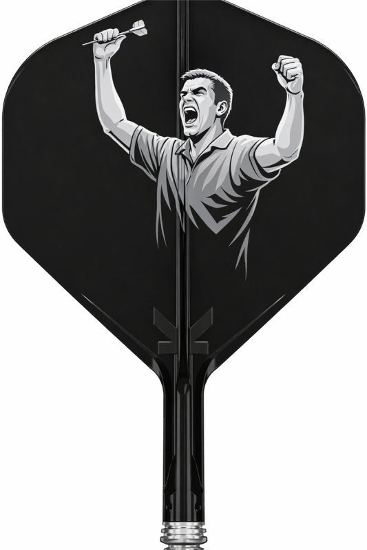 Target K-Shift Shaft/Flight Personalized flight with custom print Standard No2 Shafts