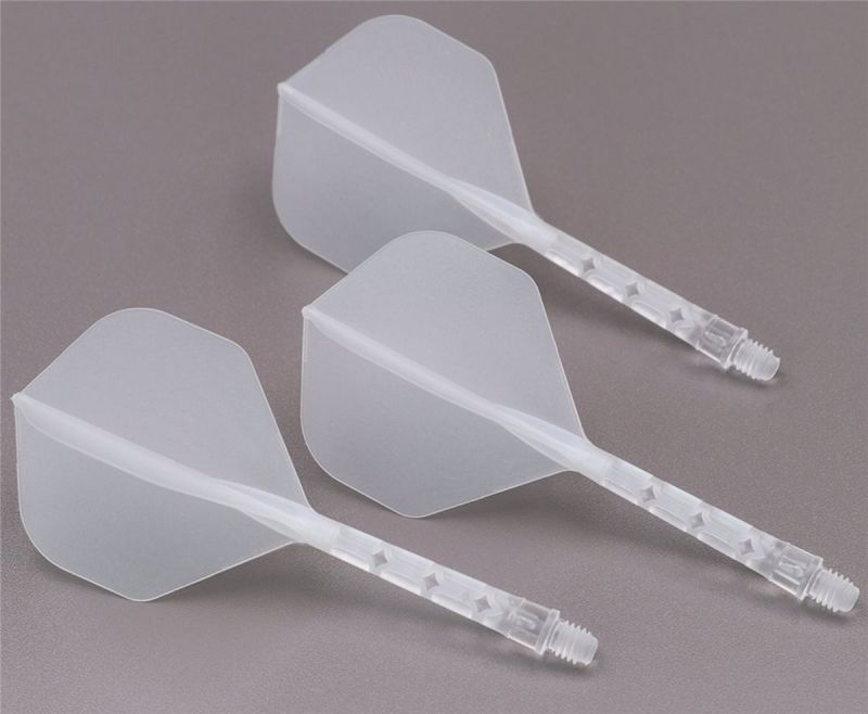 Cuesoul aletta per freccette/Asta ROST T19 Aletta Trasparente Standard Flights