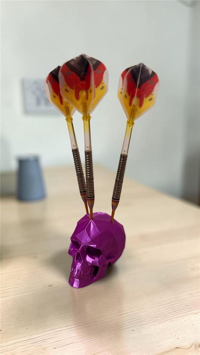 Support pour 1 jeu de fléchettes – Crâne Dart Aufbewahrung