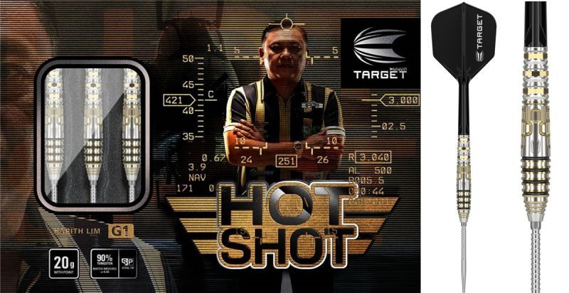 Target Harith Lim Prime Series Hot Shot Swiss Point 90% Steeldarts 20 Gram Steeldarts