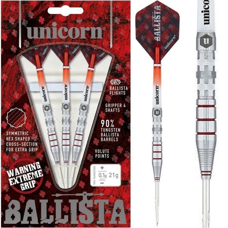 Unicorn Ballista 3 90% Steeldarts 21/23/25 Gramm Steeldarts