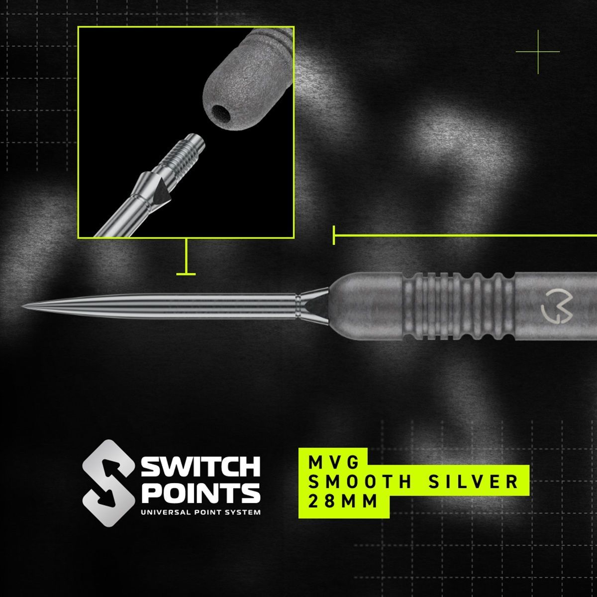 Winmau Michael van Gerwen TS Switch Point 90% Steeldarts 21/23/25 Gramm Steeldarts