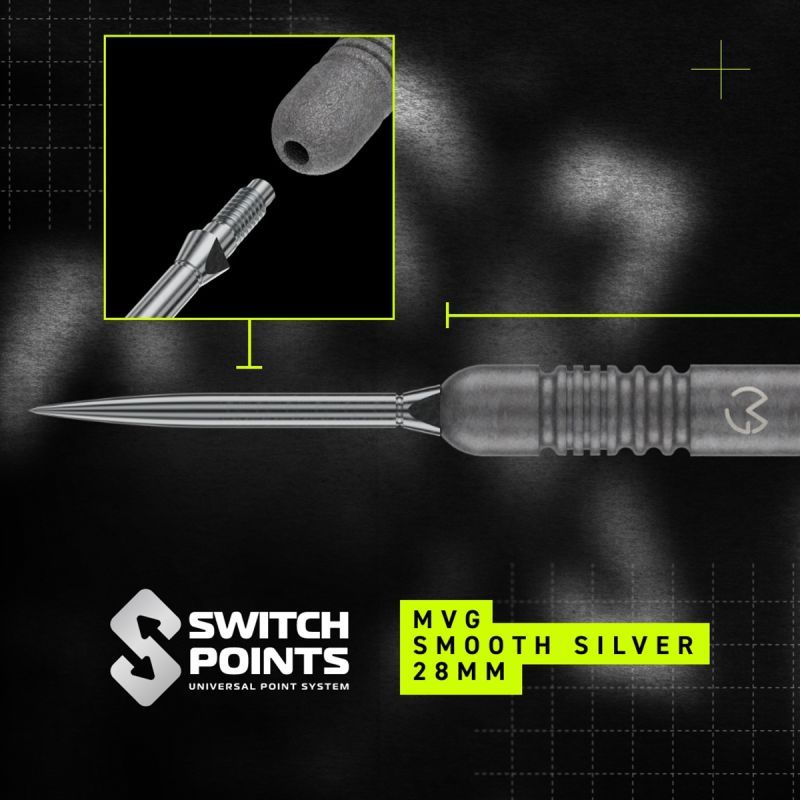Winmau Michael van Gerwen TS Switch Point 90% Steeldarts 21/23/25 Gramm Steeldarts