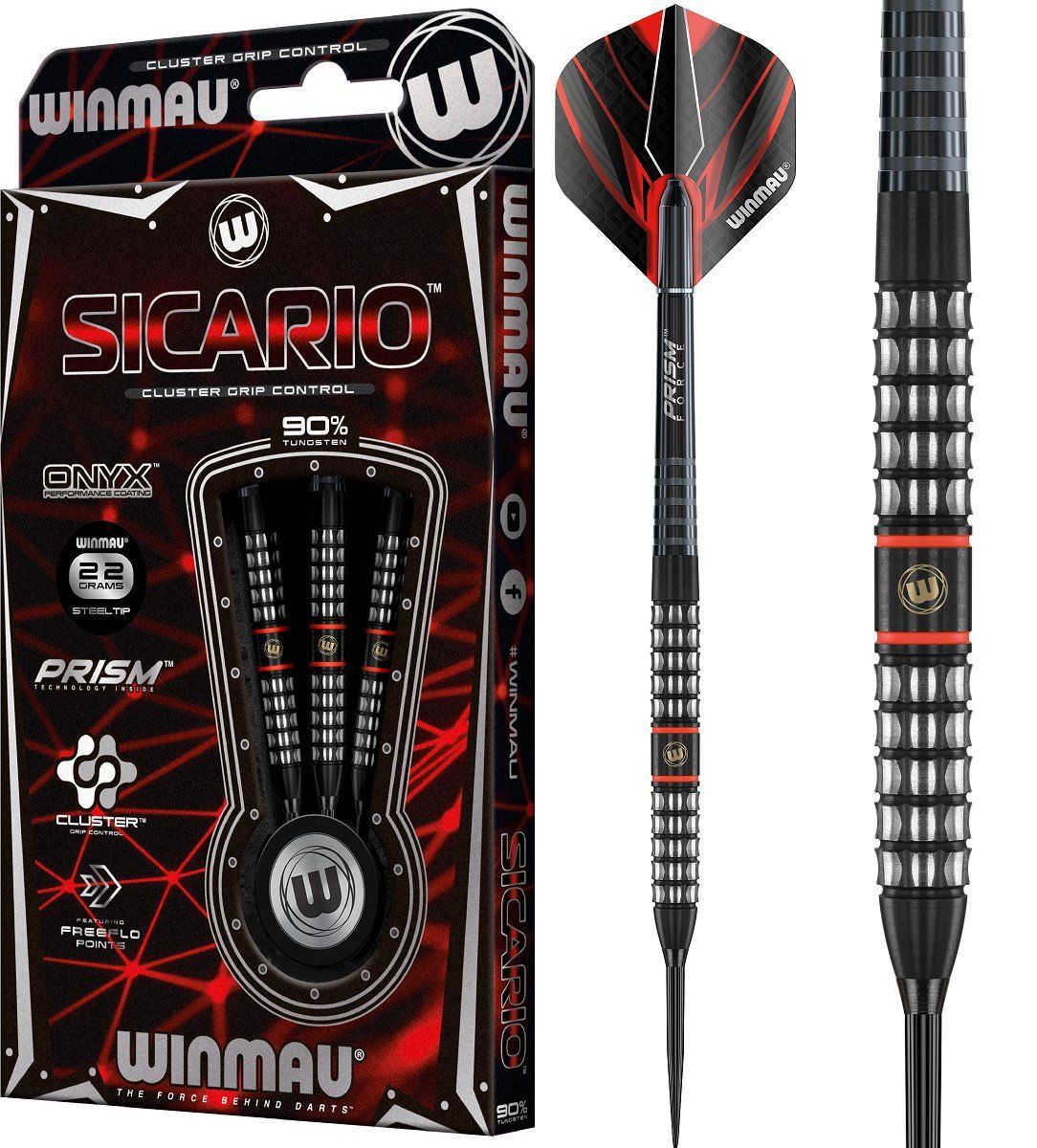Winmau Sicario Steeldarts 22/24/26 Gramm Steeldarts