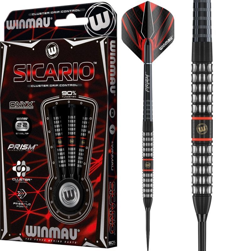 Winmau Sicario Steeldarts 22/24/26 Gramm Steeldarts