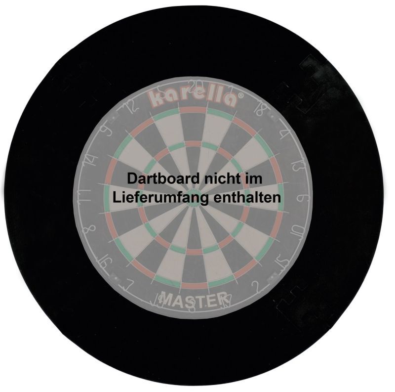 Karella Surround noir 4 pièces / Anneau de protection Steel Dartscheibe Auffangring